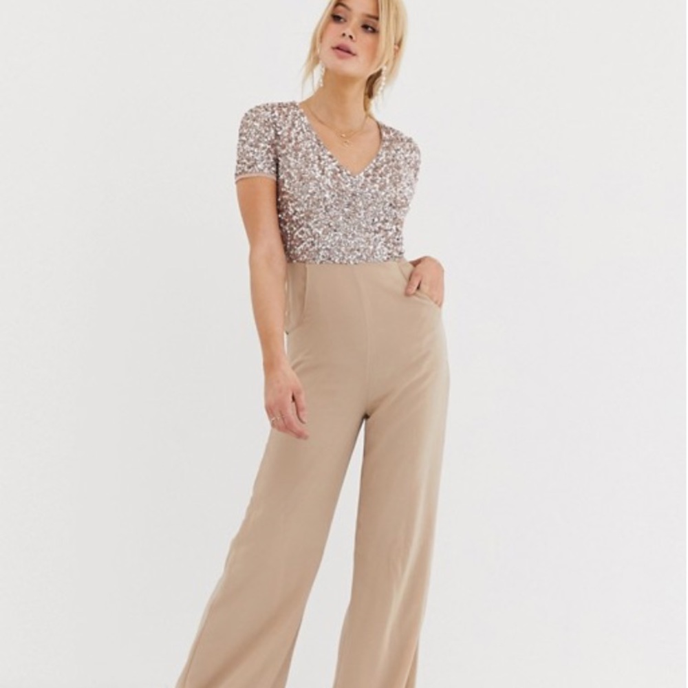 ASOS Tall Sequins Jumpsuit